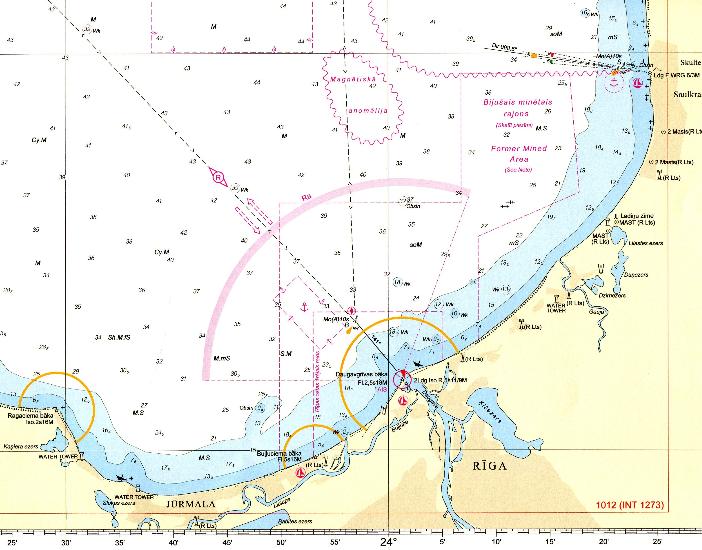 Морская навигационная карта 38182